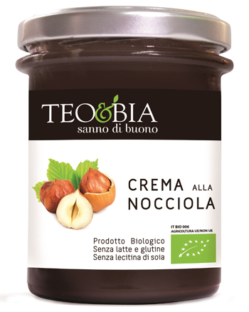 TEO&BIA-CREMA ALLA NOCCIOLA BIO SENZA LATTE 212 G - Doctor Vinz