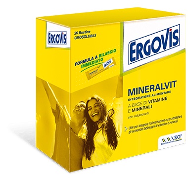 ERGOVIS MINERALVIT 20 BUSTE OROSOLUBILI 30 G - Doctor Vinz