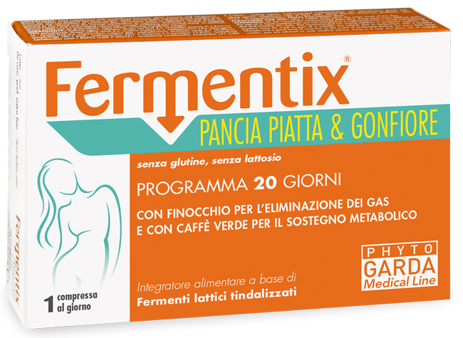 FERMENTIX PANCIA PIATTA E GONFIORE 20 COMPRESSE - Doctor Vinz