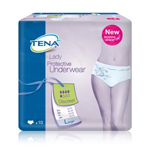 PANNOLONE A MUTANDINA ASSORBENTE TENA SILHOUETTE BLANC LARGE 10 PEZZI - Doctor Vinz