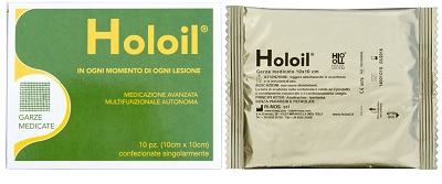 HOLOIL MEDICAZIONE GARZA 10X10CM 10 PEZZI - Doctor Vinz