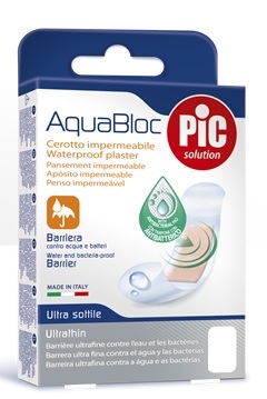 CEROTTO PIC AQUABLOC STERILE 10X25 CM ANTIBATTERICO 25 PEZZI - Doctor Vinz