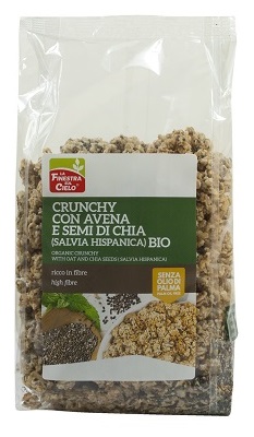 FSC CRUNCHY CON AVENA E SEMI DI CHIA BIO CON OLIO DI GIRASOLE SENZA OLIO DI PALMA 375 G - Doctor Vinz