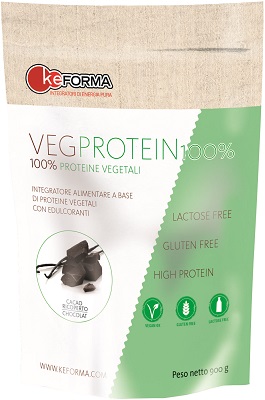 VEG PROTEIN 100% BLACK CHOCOLATE BUSTA 900 G - Doctor Vinz