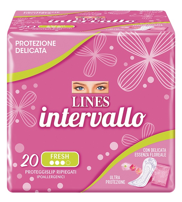 PROTEGGISLIP LINES INTERVALLO FRESH RIPIEGATO 20 PEZZI - Doctor Vinz