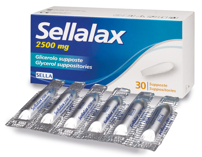 SELLALAX 2500MG SUPPOSTE GLICEROLO 30 PEZZI - Doctor Vinz