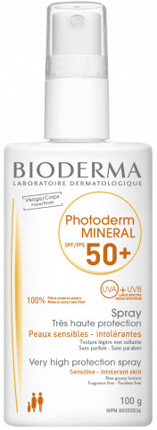 PHOTODERM MINERAL SPF50+ SPRAY 100 ML PROTEZIONE PELLE ATOPICA O ALLERGICA - Doctor Vinz