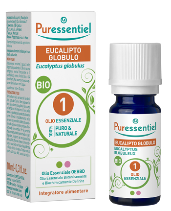 PURESSENTIEL EUCALIPTO GLOBULO OLIO ESSENZIALE BIO 10 ML - Doctor Vinz