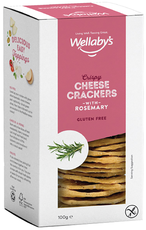 WELLABY'S CRACKERS ROSMARINO 100 G - Doctor Vinz