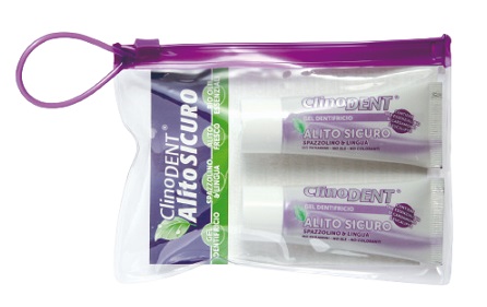 CLINODENT GEL DENTIFRICIO ALITO SICURO 2 TUBETTI DA 20 ML - Doctor Vinz
