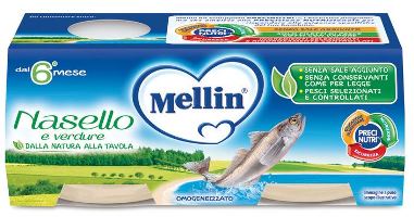 MELLIN OMOGENEIZZATO NASELLO 2 X 80 G - Doctor Vinz