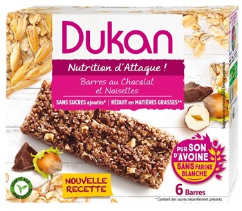 DUKAN BARRETTA CIOCCOLATO/NOCCIOLA 6 PEZZI 25 G - Doctor Vinz