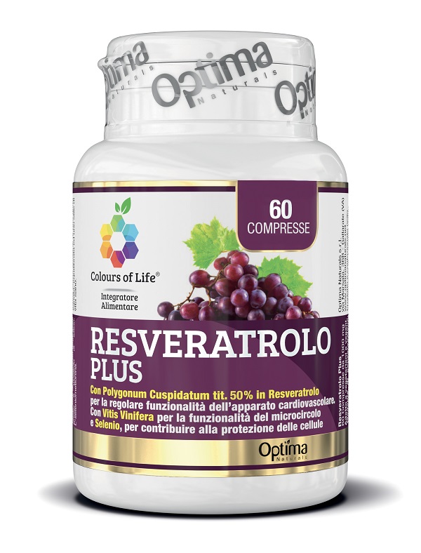 COLOURS OF LIFE RESVERATROLO PLUS 60 COMPRESSE 1000 MG - Doctor Vinz