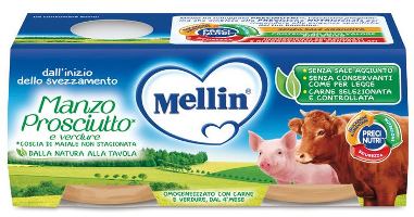 MELLIN OMOGENEIZZATO MANZO PROSCIUTTO CON VERDURE - Doctor Vinz