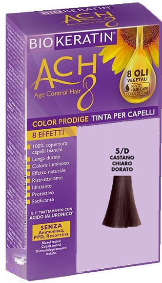 BIOKERATIN ACH8 COLOR PRODIGE 5/D CASTANO CHIARO DORATO - Doctor Vinz