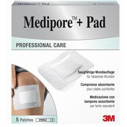 MEDICAZIONE MEDIPORE+PAD 10X15CM 5PEZZI - Doctor Vinz