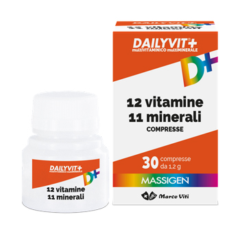 DAILYVIT+ 12 VITAMINE 11 MINERALI 30 COMPRESSE - Doctor Vinz