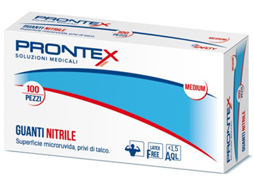 PRONTEX GUANTO IN NITRILE SENZA POLVERE PICCOLO 6/7 100 PEZZI - Doctor Vinz