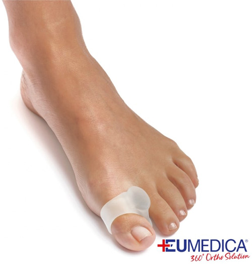 DIVARICATORE GEL TOE SPREADER CON ANELLO DI FISSAGGIO AL SECONDO DITO L - Doctor Vinz