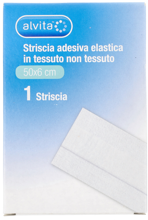 STRISCIA AUTOADESIVA ELASTICA ALVITA TNT 50X6CM - Doctor Vinz