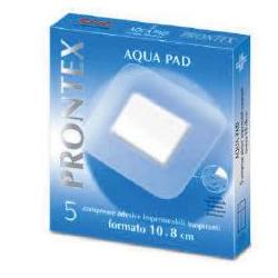 GARZA COMPRESSA PRONTEX AQUA PAD 10X8CM 5 PEZZI - Doctor Vinz