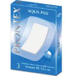 GARZA COMPRESSA PRONTEX AQUA PAD 10X12,5 CM 3 PEZZI - Doctor Vinz