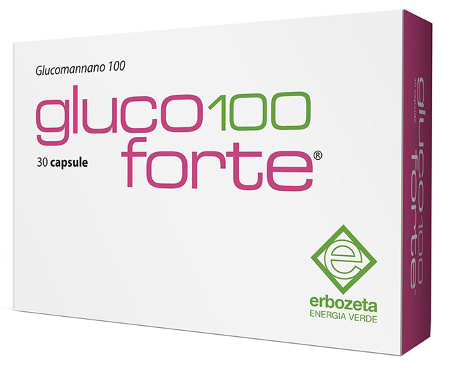 GLUCO 100 FORTE GLUCOMANNANO 100 30 CAPSULE DA 900 MG - Doctor Vinz