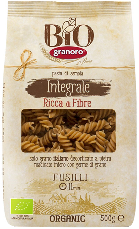 BIOLOGICA INTEGRALE GRANORO FUSILLI 500 G - Doctor Vinz