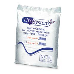 SACCA DI DRENAGGIO DA GAMBA PER INCONTINENZA UROSYSTEM TUBO 35 CM 30 PEZZI - Doctor Vinz