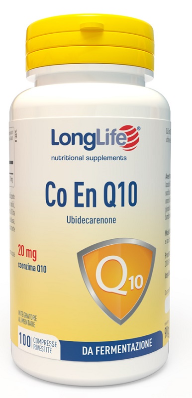LONGLIFE CO EN Q10 20MG 100 COMPRESSE - Doctor Vinz