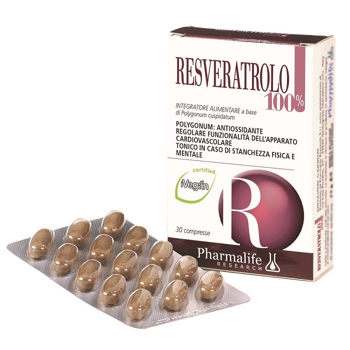 RESVERATROLO 100% 30 COMPRESSE - Doctor Vinz