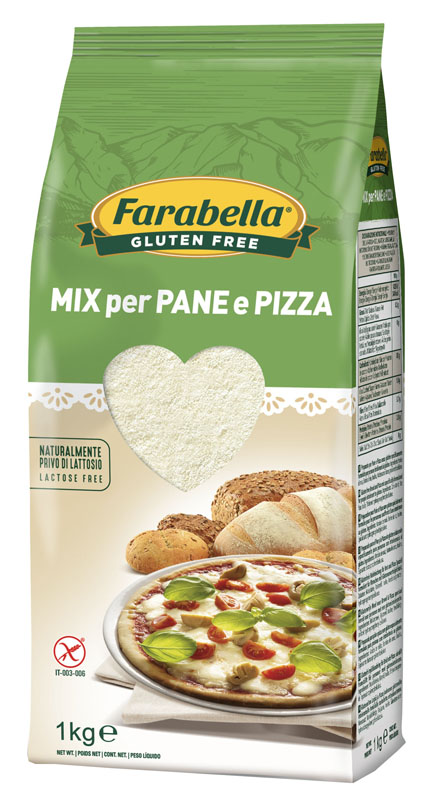 FARABELLA FARINA PREPARATO PANE/PIZZA 1 KG - Doctor Vinz