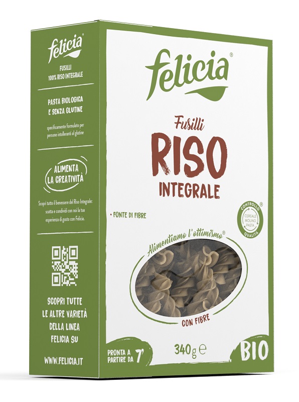 FELICIA BIO RISO INTEGRALE FUSILLI 340 G - Doctor Vinz