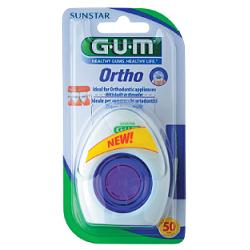 GUM ORTHO FLOSS FILO SPUGNOSO 50 PEZZI - Doctor Vinz