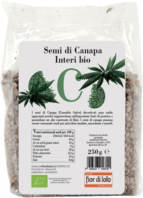 SEMI CANAPA INTERI BIO 250 G - Doctor Vinz