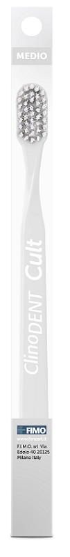 CLINODENT CULT BIANCO SPAZZOLINO DA DENTI MEDIO - Doctor Vinz