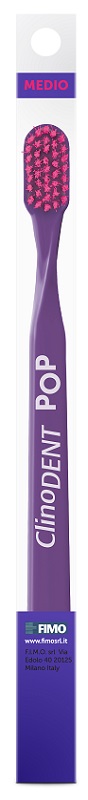 CLINODENT POP VIOLA SPAZZOLINO DA DENTI MEDIO - Doctor Vinz