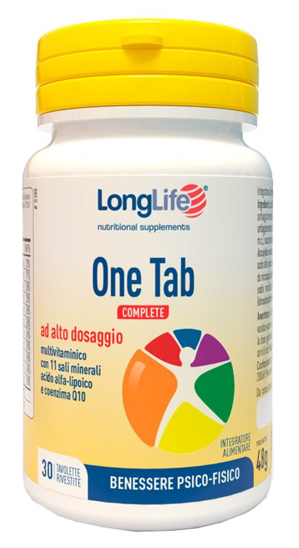 LONGLIFE ONE TAB COMPLETE 30 TAVOLETTE - Doctor Vinz