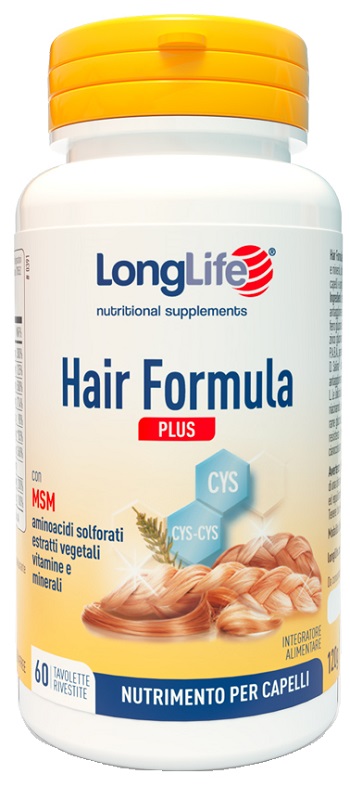 LONGLIFE HAIR FORMULA PLUS 60 TAVOLETTE - Doctor Vinz