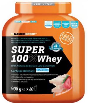 SUPER100% WHEY SMOOTH WHITE CHOCO/STRAWBERRY 908 G - Doctor Vinz