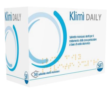 KLIMI' DAILY 30 SALVIETTINE DETERGENTI MONOUSO STERILI PER L'IGIENE OCULARE - Doctor Vinz