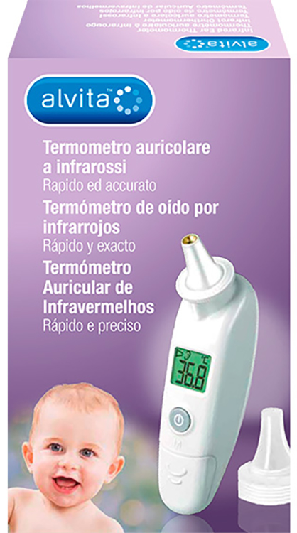 ALVITA TERMOMETRO AURICOLARE A INFRAROSSI - Doctor Vinz