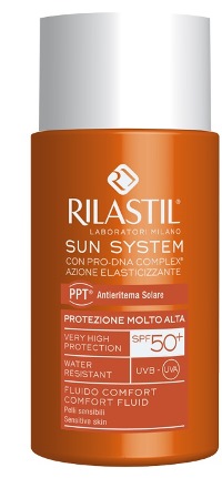 RILASTIL SUN SYSTEM PHOTO PROTECTION THERAPY SPF50+ COMFORT FLUIDO 50 ML - Doctor Vinz