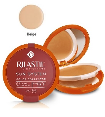 RILASTIL SUN SYSTEM PHOTO PROTECTION THERAPY SPF50+ COMPATTO BEIGE 10 ML - Doctor Vinz