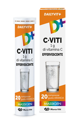 DAILYVIT+ C VITI 1G DI VITAMINA C EFFERVESCENTE 20 COMPRESSE - Doctor Vinz