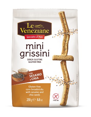 LE VENEZIANE MINI GRISSINI SESAMO E CHIA 250 G - Doctor Vinz