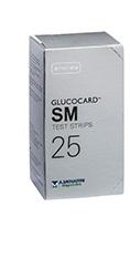 TEST STRIPS PER MISURAZIONE GLICEMIA GLUCOCARD SM 25 PEZZI - Doctor Vinz