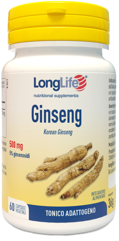 LONGLIFE GINSENG 5% 60 CAPSULE - Doctor Vinz