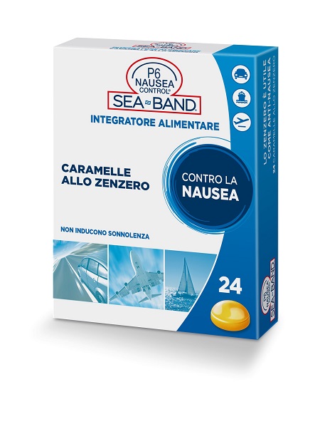 P6 NAUSEA CONTROL SEA BAND CARAMELLE ANTINAUSEA VIAGGIO ALLO ZENZERO 24 PEZZI - Doctor Vinz