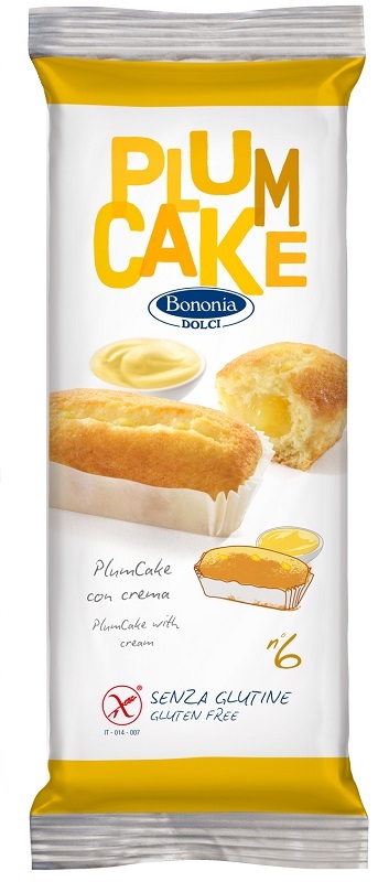 BONONIA PLUMCAKE CREMA SENZA GLUTINE 6 X 45 G - Doctor Vinz